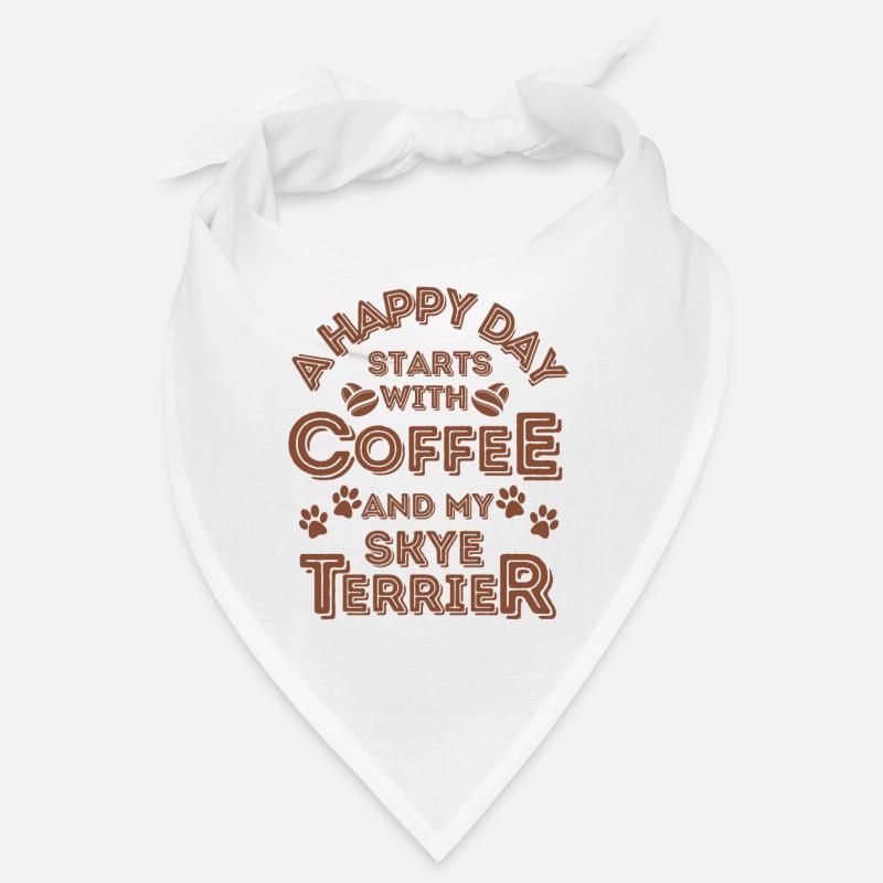 Skye Terrier Coffee Dog Cafe Bandana