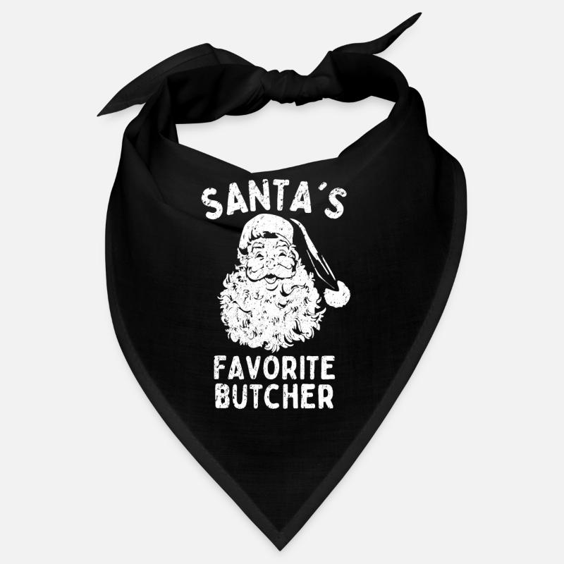 Le boucher de Noël Le boucher préféré du Père Noël Bandana