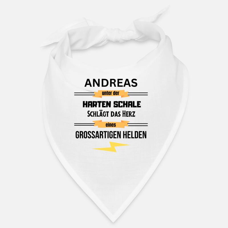 Andreas harte Schale eines Großartigen Helden Bandana