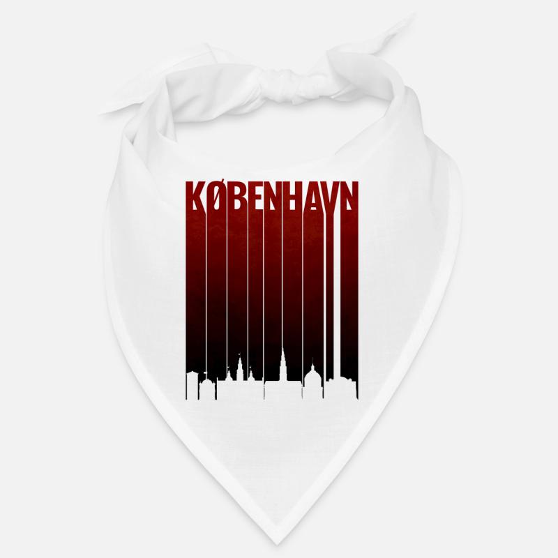 Kopenhagen Rotgradient Typo Bandana