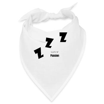 Schlafen - Bandana - Weiß - Vorne