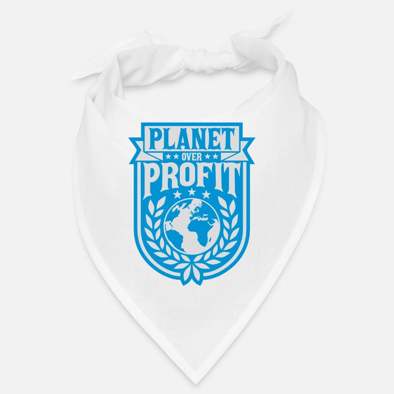 planet over profit Zitat Bandana
