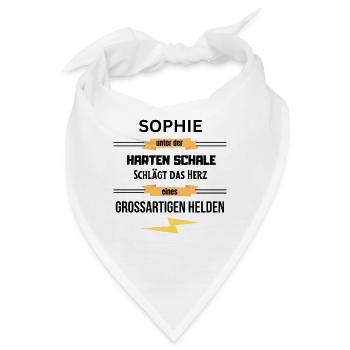 Sophie unter harte Schale eines Großartigen Helden - Bandana - Weiß - Vorne