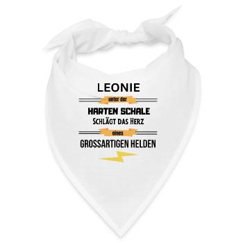 Leonie unter harte Schale eines Großartigen Helden - Bandana - Weiß - Vorne
