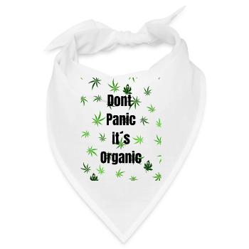 Dont Panic it´s Organic - Bandana - Weiß - Vorne