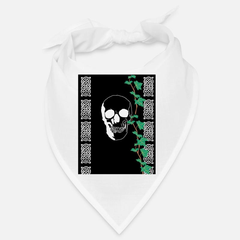 White Skull Bandana