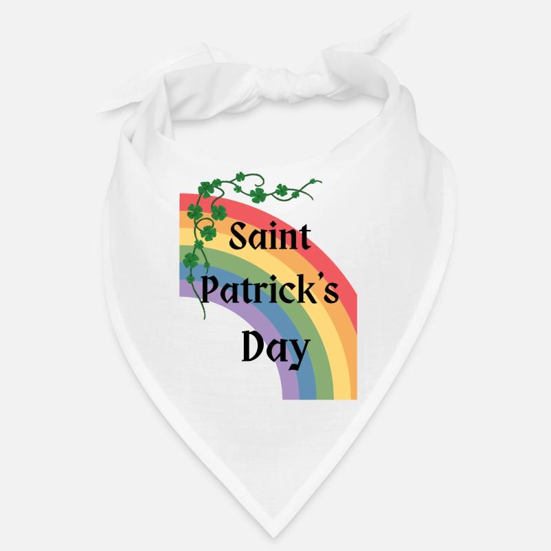 Fête de la Saint-Patrick avec arc-en-ciel Bandana