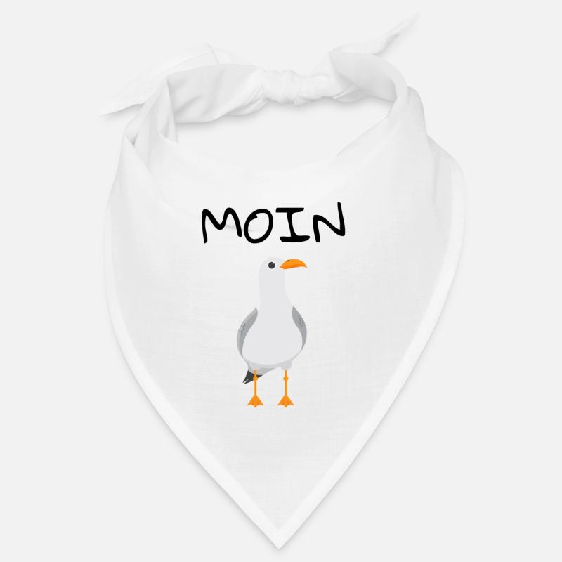 MOIN Möwe - Bandana - Weiß