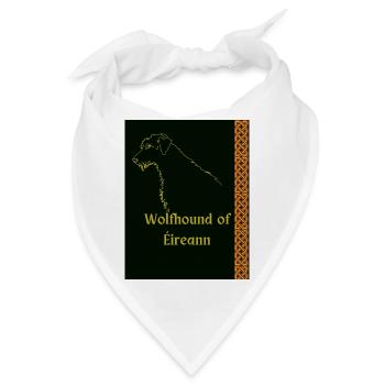 Wolfshund von Éireann. - Bandana - Weiß - Vorne