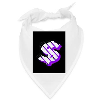 Cash Black Purple - Bandana - Weiß - Vorne