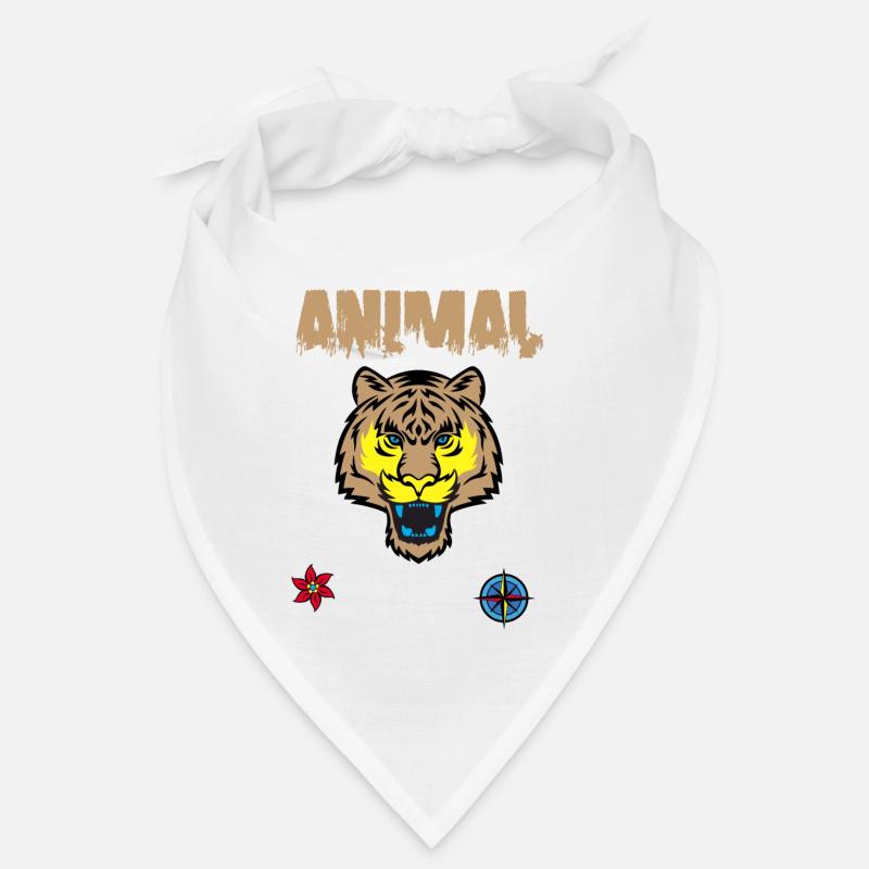 tiger face drawing Bandana