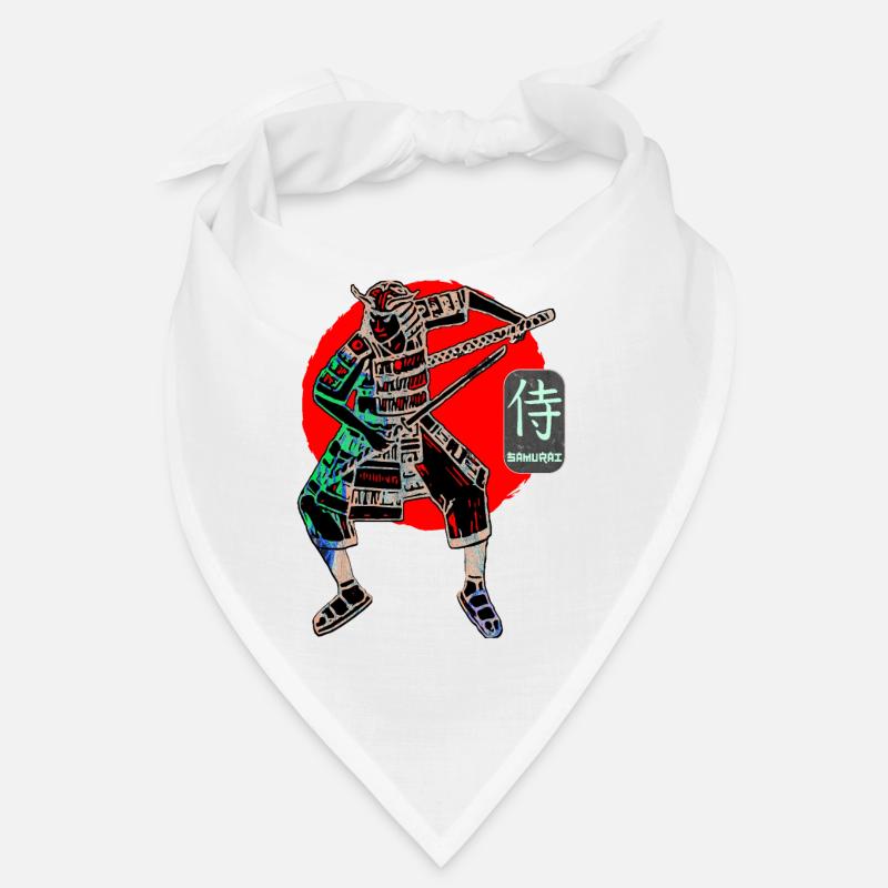Samurai Warrior Sword Japanese Art Victory Kanji Bandana