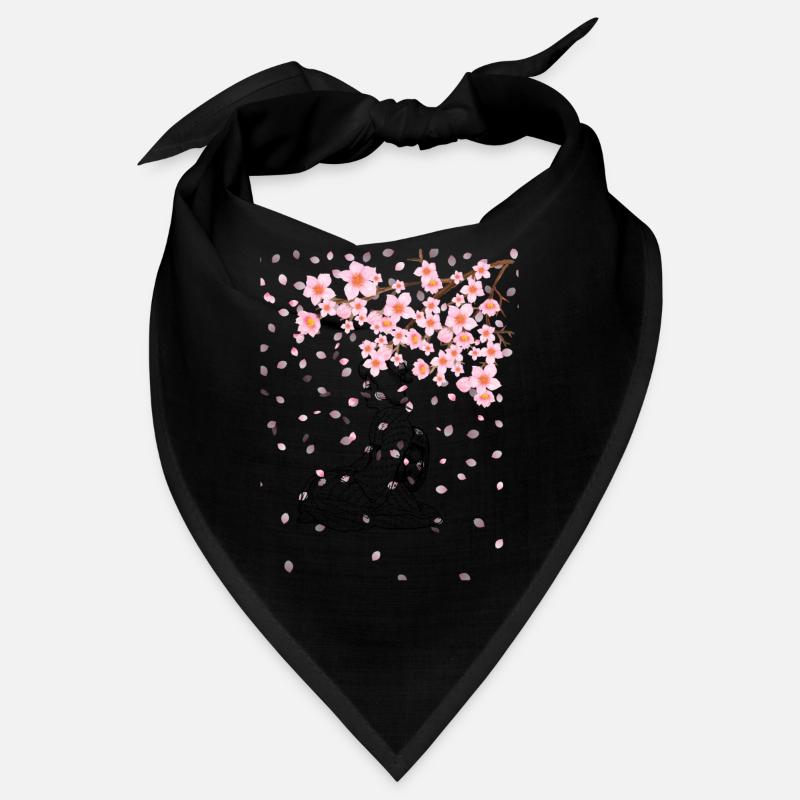 Geisha under the cherry tree Bandana