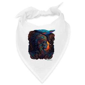 Der Geist von Sobek-Ra-ḥnwt von Mvisionary - Bandana - Weiß - Vorne