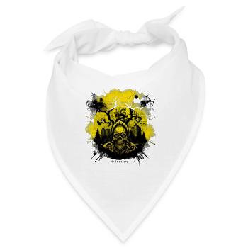 Der Geist von Tschernobyl von Mvisionary - Bandana - Weiß - Vorne