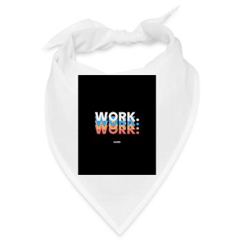 ARBEIT - Bandana - Weiß - Vorne