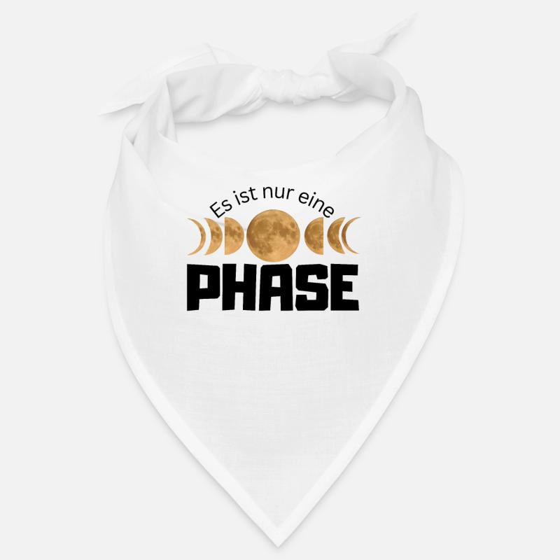 It's Just One Phase - Moon Phases Design Bandana