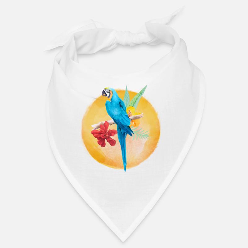 Parrot - Bandana - white
