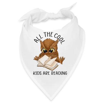 All the cool Kids are Reading - Bandana - Weiß - Vorne