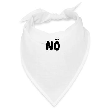 Nö - Bandana - Weiß - Vorne