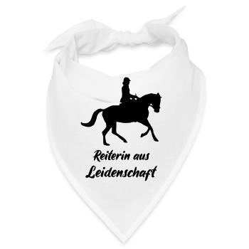 reiterin aus leidenschaft - Bandana - Weiß - Vorne