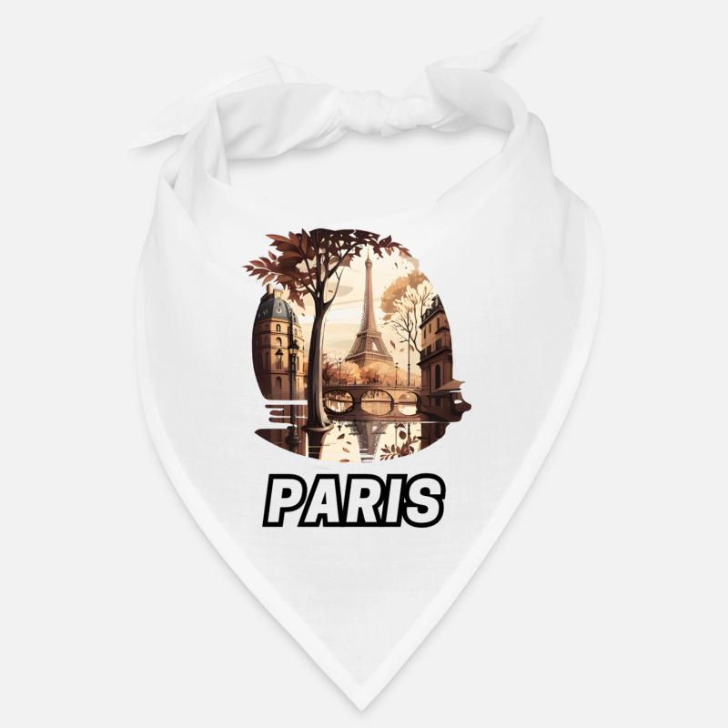 Paris - Bandana - blanc
