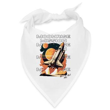Mondaufgangs-Mission - Bandana - Weiß - Vorne