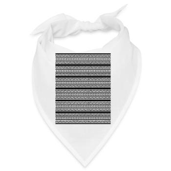 Indigene Grafiken - Bandana - Weiß - Vorne