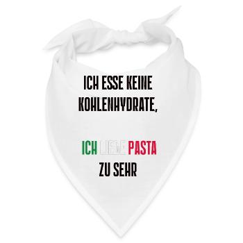 Spruch 3 - Bandana - Weiß - Vorne