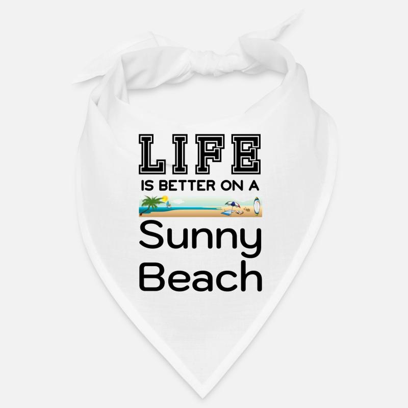Life is better on a sunny beach Bandana