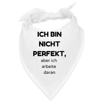 Perfekt - Bandana - Weiß - Vorne