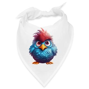 Fluffy Feathered Darling - Bandana - Weiß - Vorne