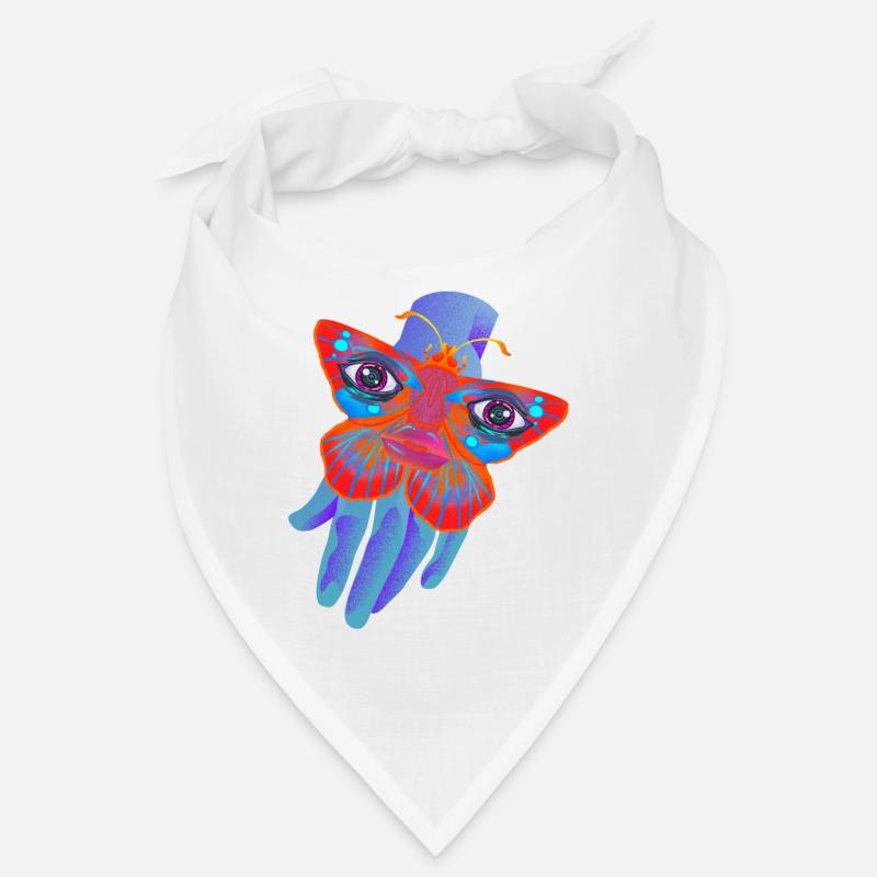 Psychedelic Moth - design trippant coloré Bandana