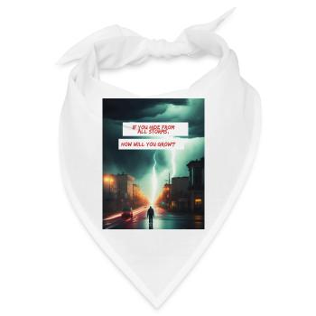 Wie wirst du wachsen? - Bandana - Weiß - Vorne