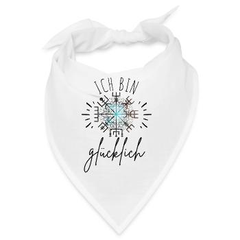 Wegweiser Motivation - VEGVISIR - Bandana - Weiß - Vorne