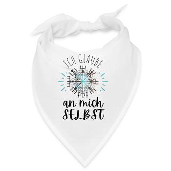 Wegweiser Motivation - VEGVISIR - Bandana - Weiß - Vorne