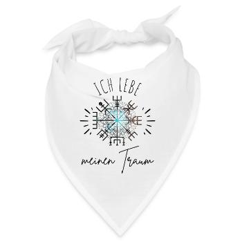 Wegweiser Motivation - VEGVISIR - Bandana - Weiß - Vorne