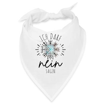 Wegweiser Motivation - VEGVISIR - Bandana - Weiß - Vorne