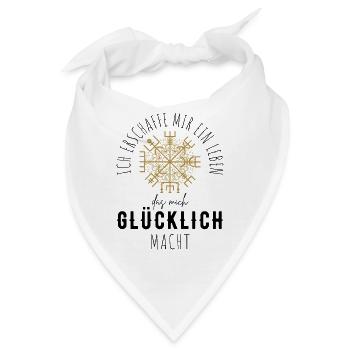 Wegweiser Motivation - VEGVISIR - Bandana - Weiß - Vorne