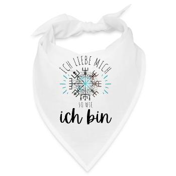 Wegweiser Motivation - VEGVISIR - Bandana - Weiß - Vorne