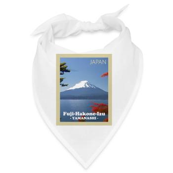 Japans Mount-Fuji-Nationalpark - Bandana - Weiß - Vorne