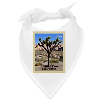 Joshua Tree Nationalpark - Bandana - Weiß - Vorne