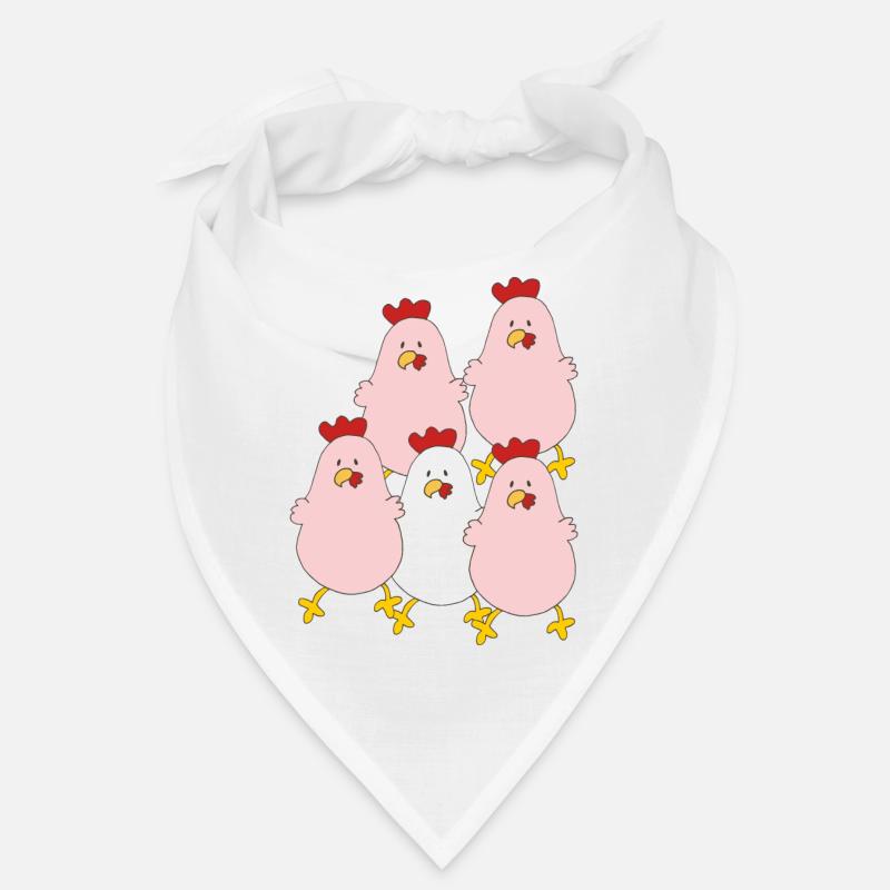 Groupe de poulets Bandana