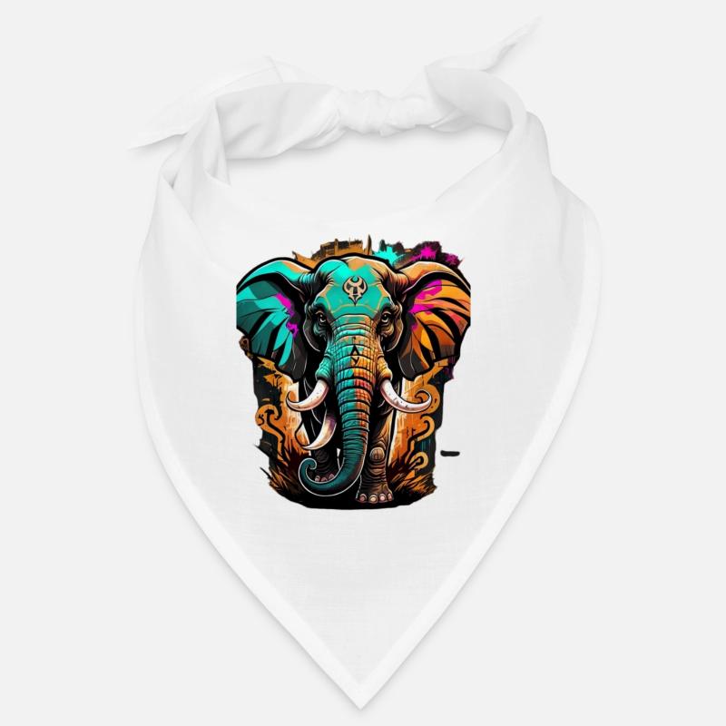 Graffiti éléphant Bandana