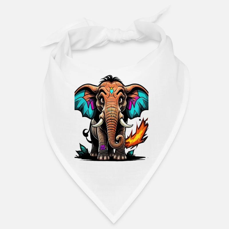 Graffiti Elephant Bandana