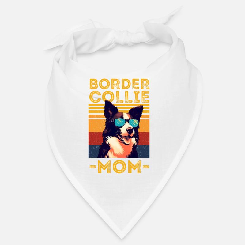 Border collie Sonnenbrille mama retro Bandana
