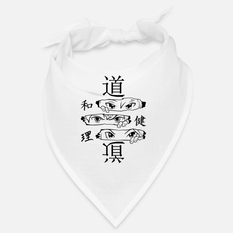 Conception d’anime - Bandana - blanc