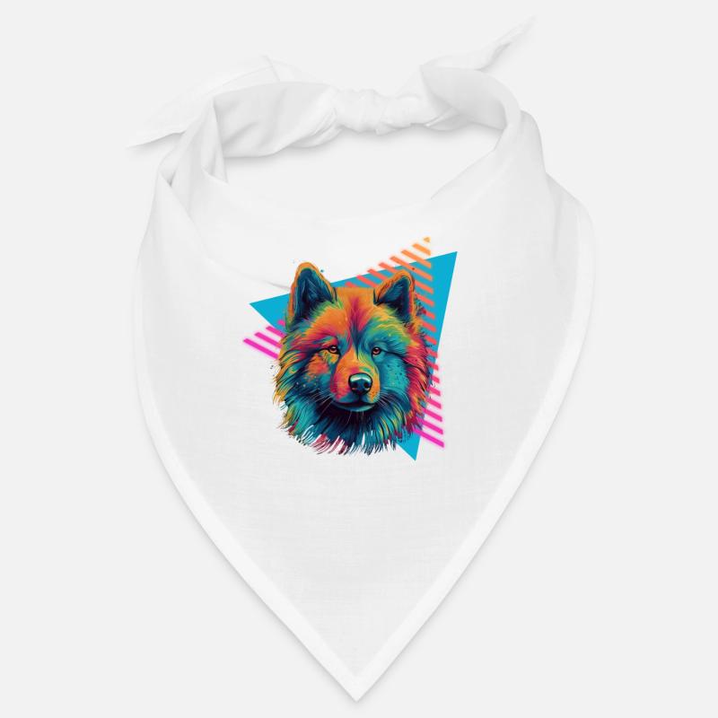 Style Samoyède des années 80 Bandana