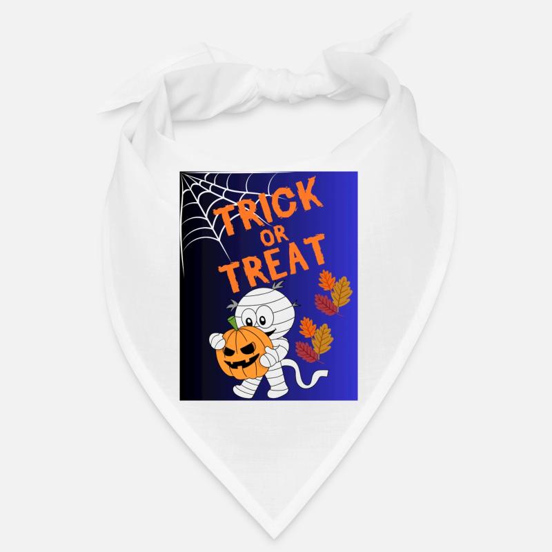 Trick oder Treat Mumie Kürbis Bandana