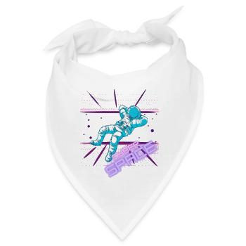Cyber Space - Bandana - Weiß - Vorne